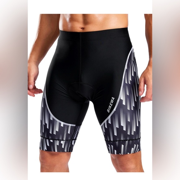 Men's Black Cycling Shorts - Picture 1 of 11